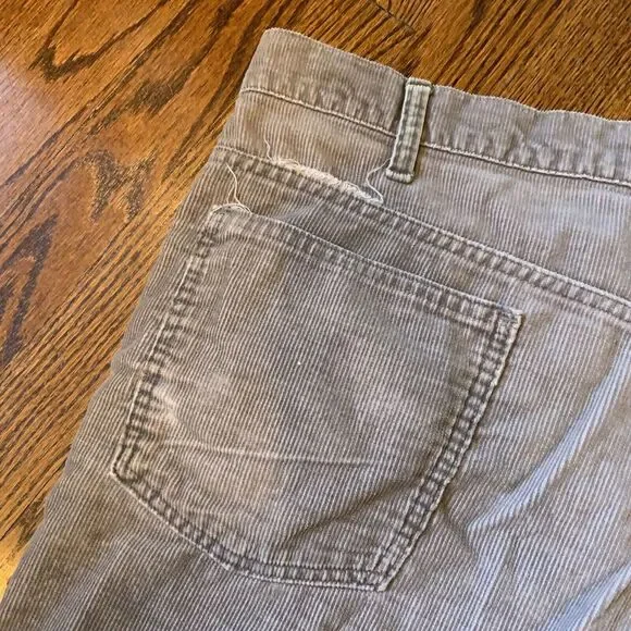 RARE‎ Levis Corduroy Pants VTG 70s 519 USA Made 38x30 Gray Talon "Blank" Tab - Picture 11 of 15